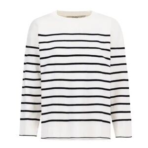 Zara Women's Striped Sweater - Black and White